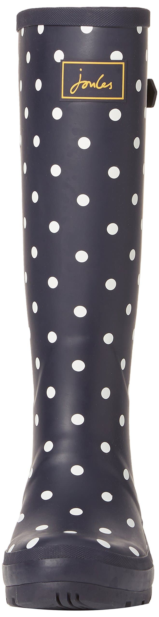 Joules Womens Welly Print With Adjustable Back Gusset - Black Metallic Bees — view 2