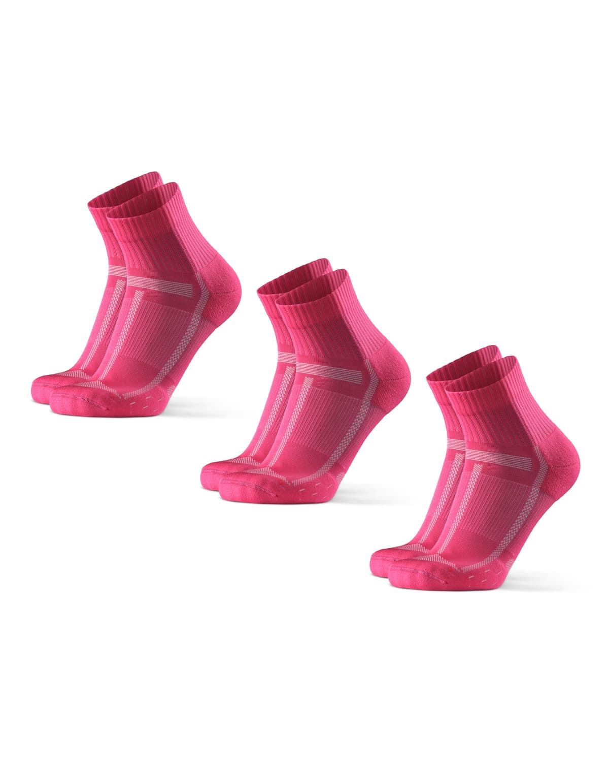 DANISH ENDURANCE Cushioned Running Socks for Long Distances, Anti-Blister & Sweat Wicking, Quarter Length, for Men & Women, Unisex, 3 or 5 Pack — view 17