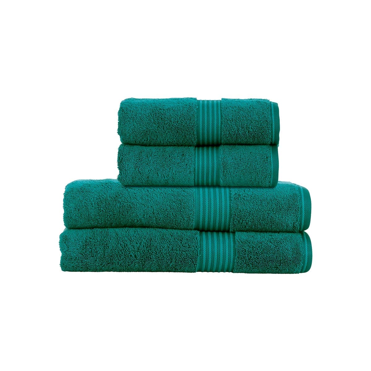 Christy Supreme Hygro 2 Hand Towels Set | Mineral Blue | 100% Luxury Supima Cotton | Ultra Soft | Super Absorbent | 650GSM | Plush and Long Lasting — view 11