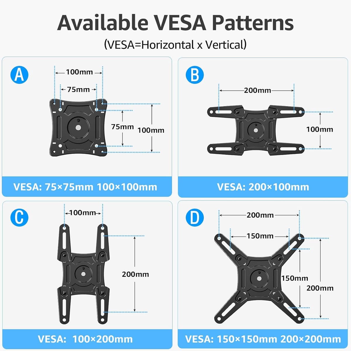 MOUNTUP TV Wall Bracket for Most 14-42 Inch LED, LCD, OLED Flat TVs & Monitors, Full Motion TV Mount with Tilt Swivel Extensi — view 6