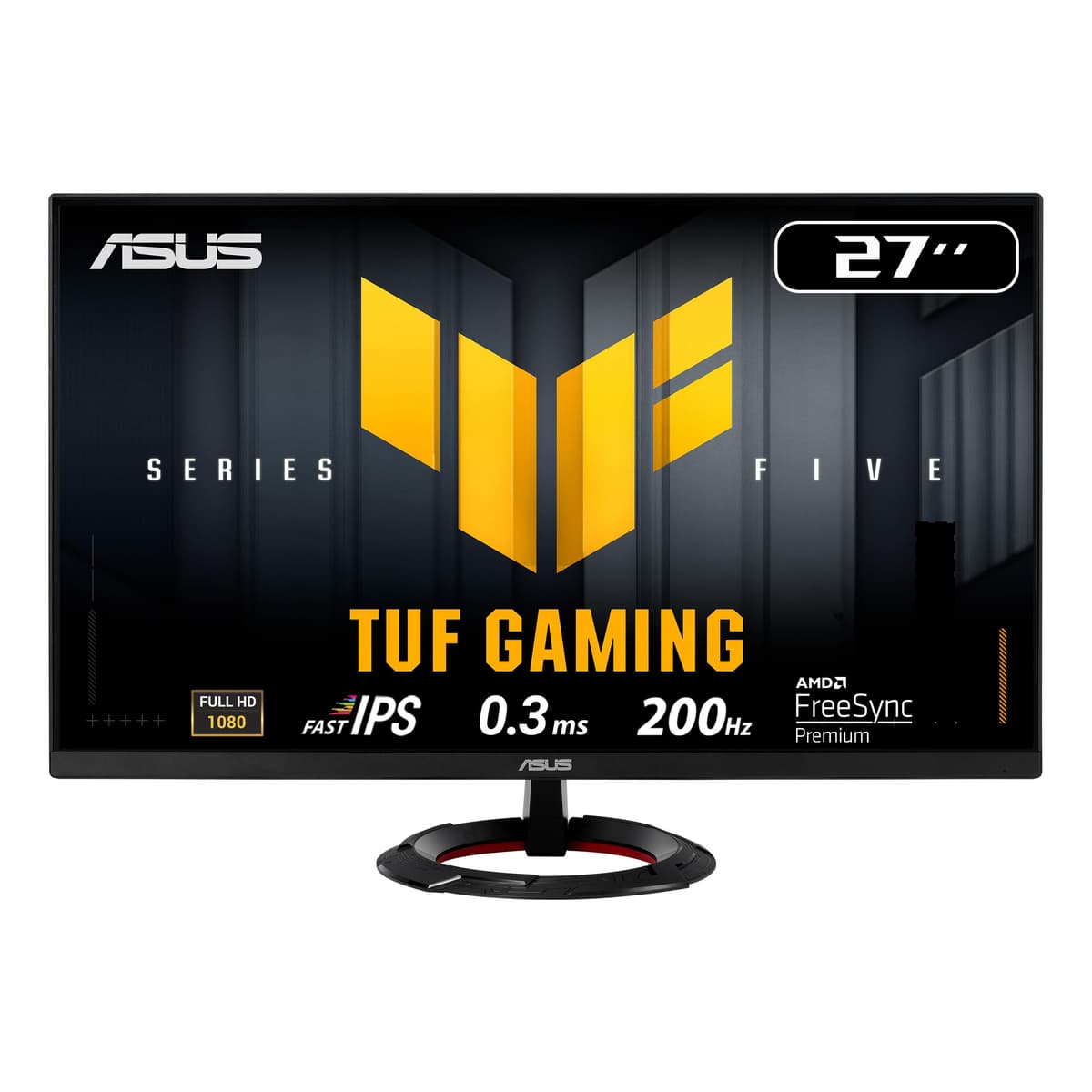 ASUS TUF Gaming VG279Q5R - Monitor de 27", Full HD (1920 x 1080), 200 Hz, Fast IPS, ELMB, 0,3 ms GTG (mín.), Altavoces estéreo, DisplayWidget Center, AI Visual — view 2