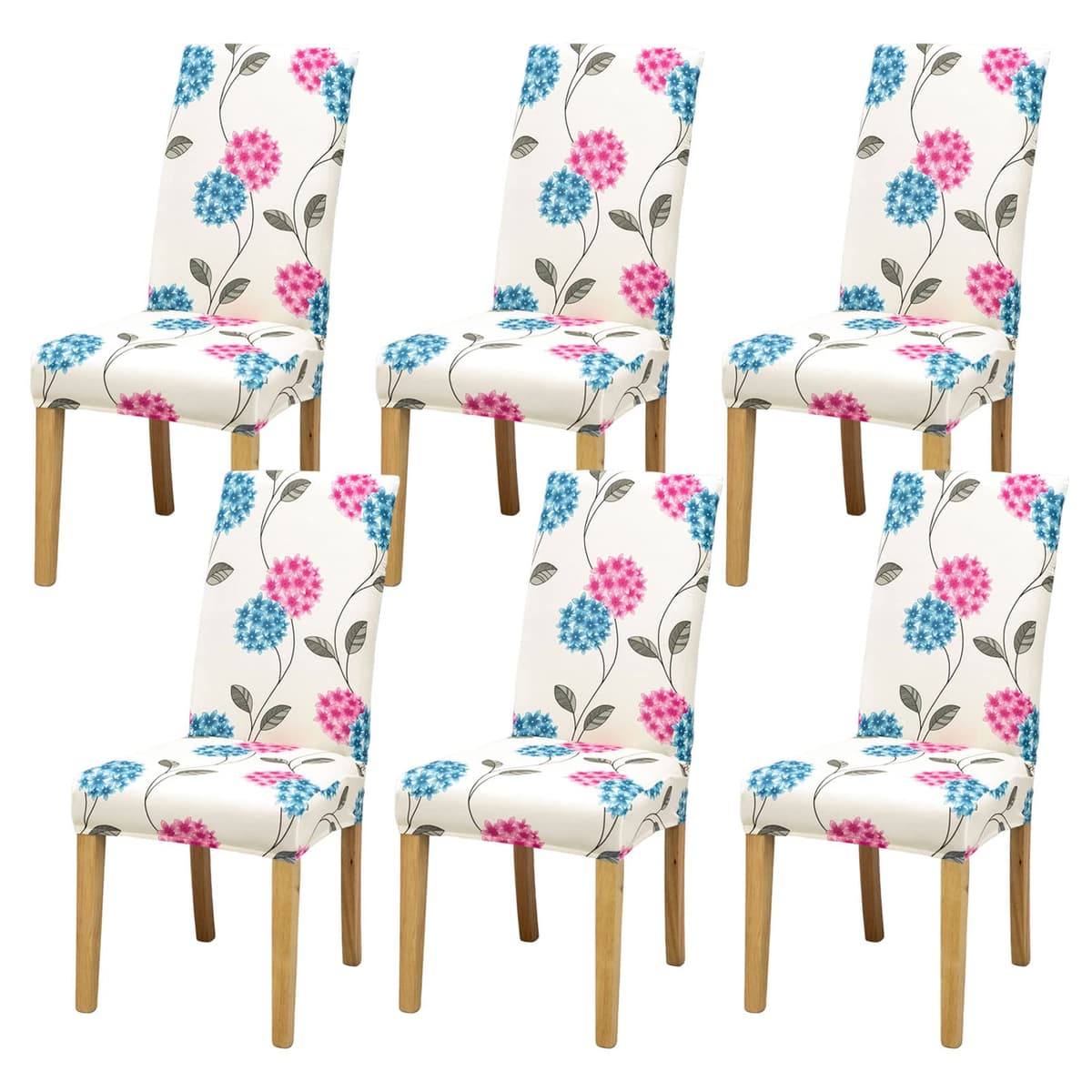 Dining Room Chair Covers Slipcovers Set of 4, Stretch Removable Washable Dining Chair Protector Decoration Cover Seat Slipcover for Hotel, Ceremony, Banquet, Kitchen, Restaurant, Home — view 58
