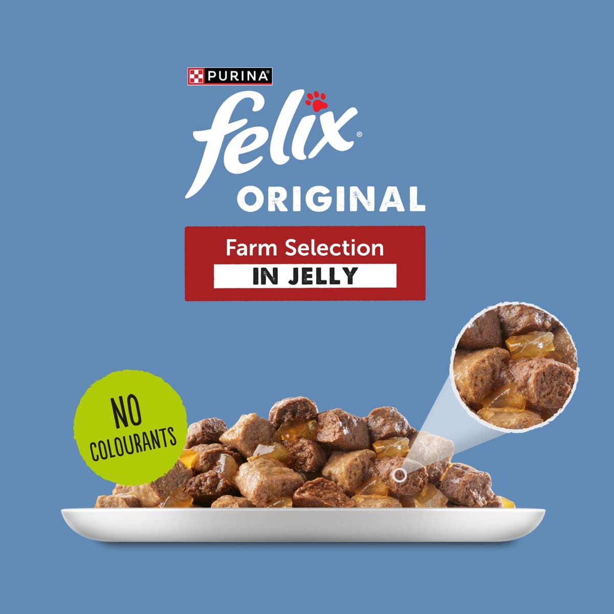 FELIX Original Farm Selection in Jelly Wet Cat Food 12x85g (Pack of 4) — view 4