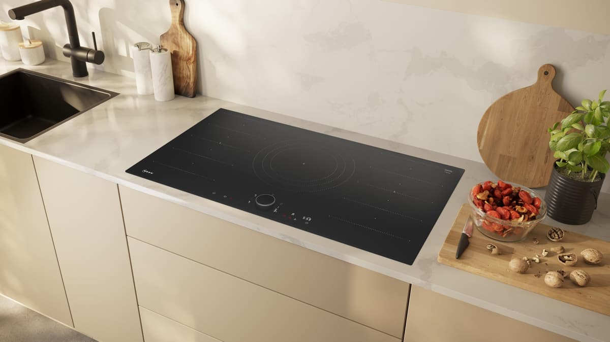 Neff T69FUV4L0 N 90, Built-in Induction hob 90 cm Black — view 5