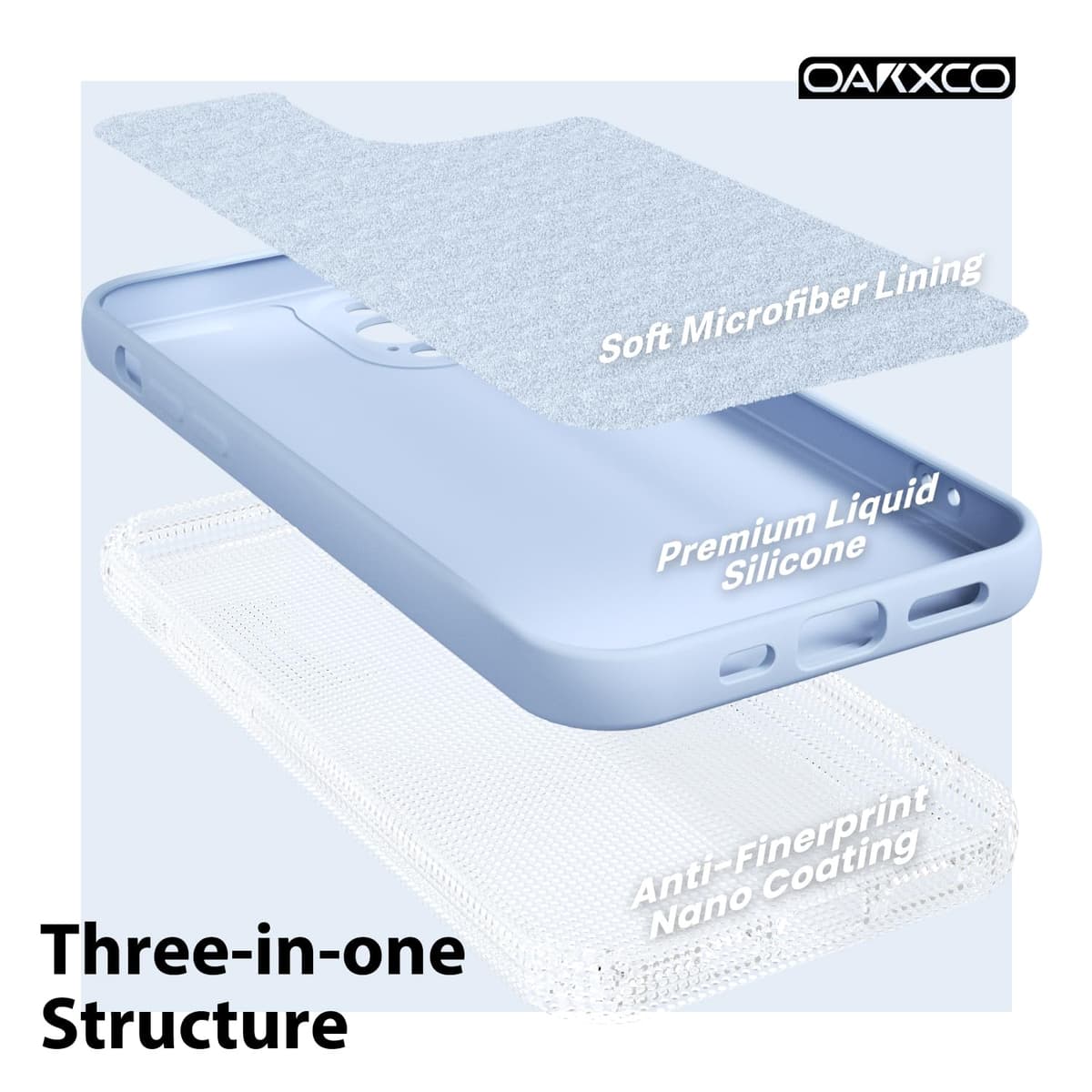 oakxco for iPhone 17 Pro Max Phone Case Liquid Silicone, Cute Thin Slim Grip Soft Rubber Gel for Women Men, Smooth Matte TPU Plain Solid Color Girly Simple Case with Camera Cover, Light Pink — view 137