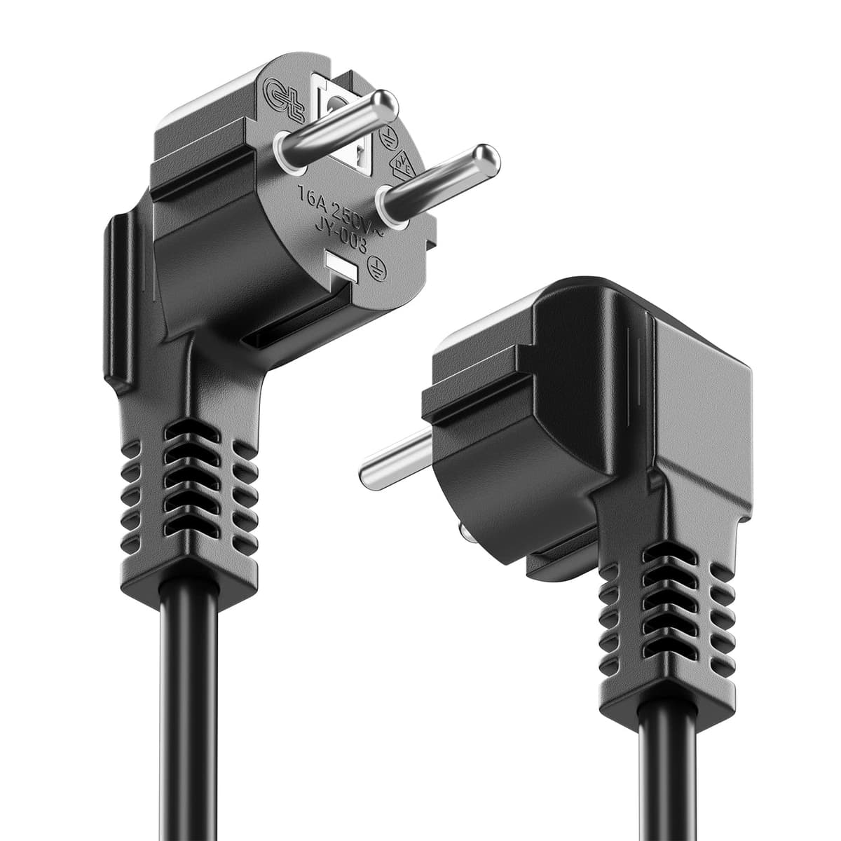 deleyCON Regleta con 1,5 m, Seis Tomas, Puertos USB, Dos Salidas USB-A para Cargar Móvil y Tableta, Protección contra Sobretensión, Interruptor, Negro — view 5