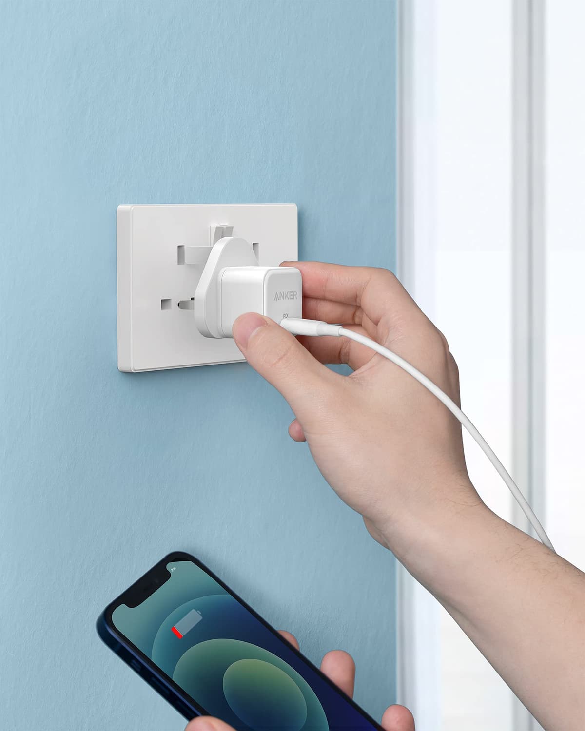 USB C Plug, Anker 20W USB C Charger - Fast Charging PowerPort III Cube Charger, Compatible with iPhone 17/16/16 Plus/16 Pro/16 Pro Max, 15/14/13/12 Series, Galaxy, iPad (Cable Not Included) — view 7