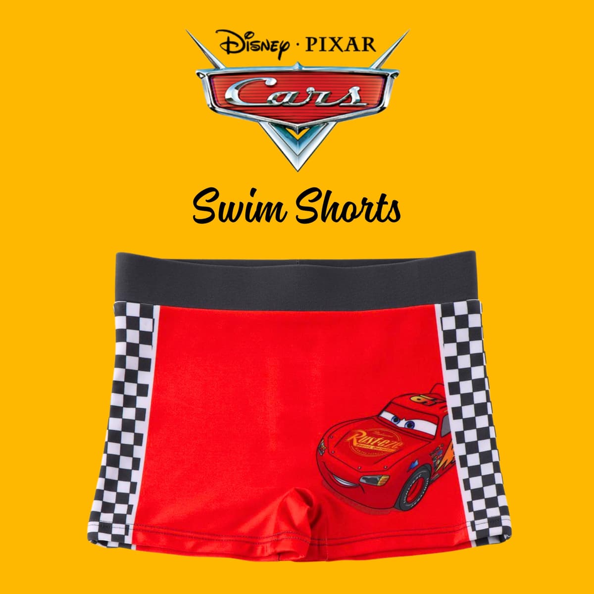 Disney Pixar Cars Bañador para Niño, Shorts Baño Boxer, Bañador de Natación Infantil, Tallas 3 a 8 Años — view 2