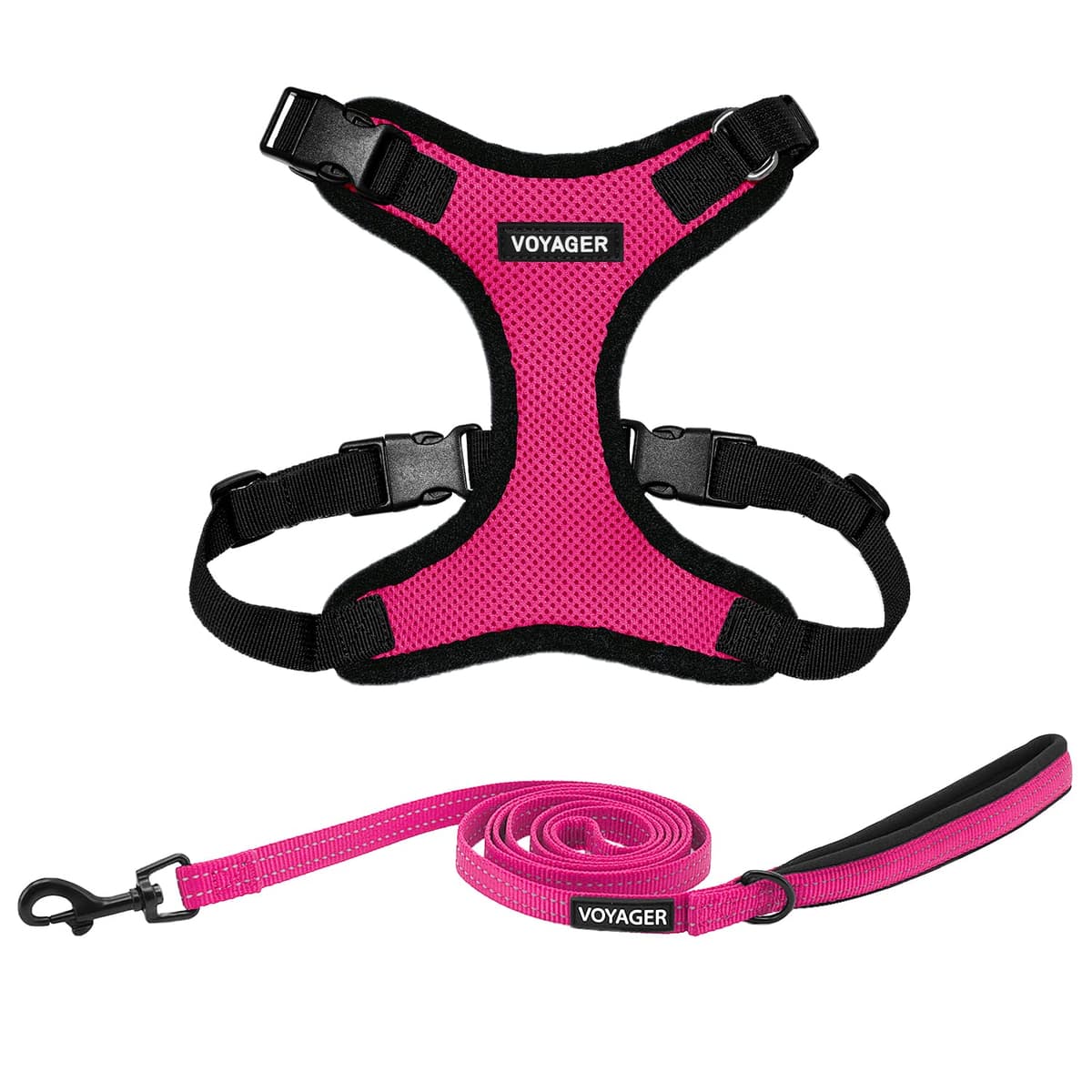 Best Pet Supplies Voyager Step-in Lock Pet Harness – All Weather Mesh, Adjustable Step in Harness for Cats and Dogs Turquoise (Matching Trim), XL (Chest: 22-36") — view 31