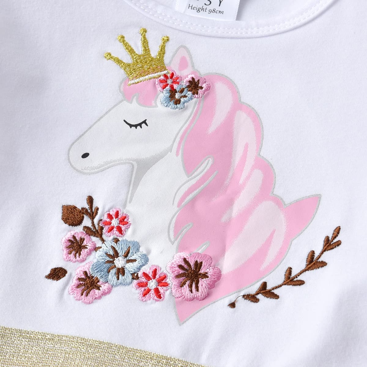 VIKITA Girls Dresses Princess Dress Flower Tulle Birthday Party Dress Girls Clothing 2-8 Years — view 3