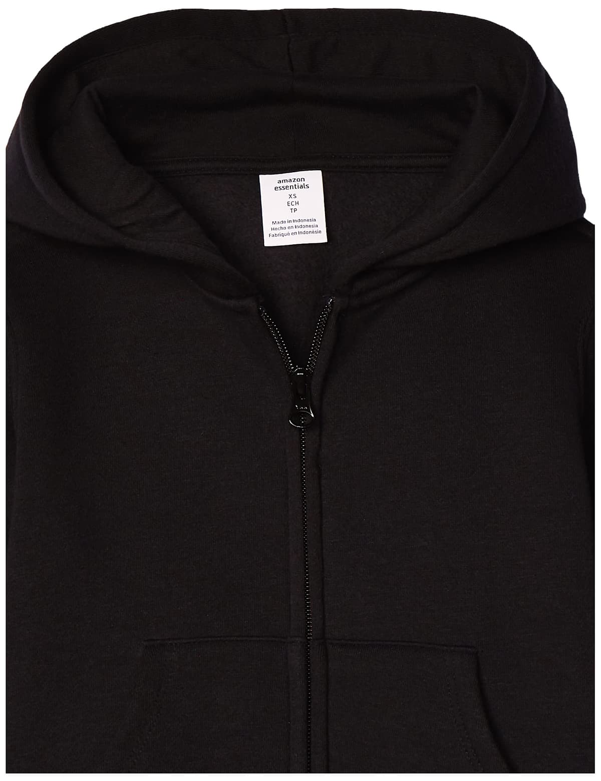 Amazon Essentials Girls Fleece Zip-Up Hoodie Sweatshirt — view 3