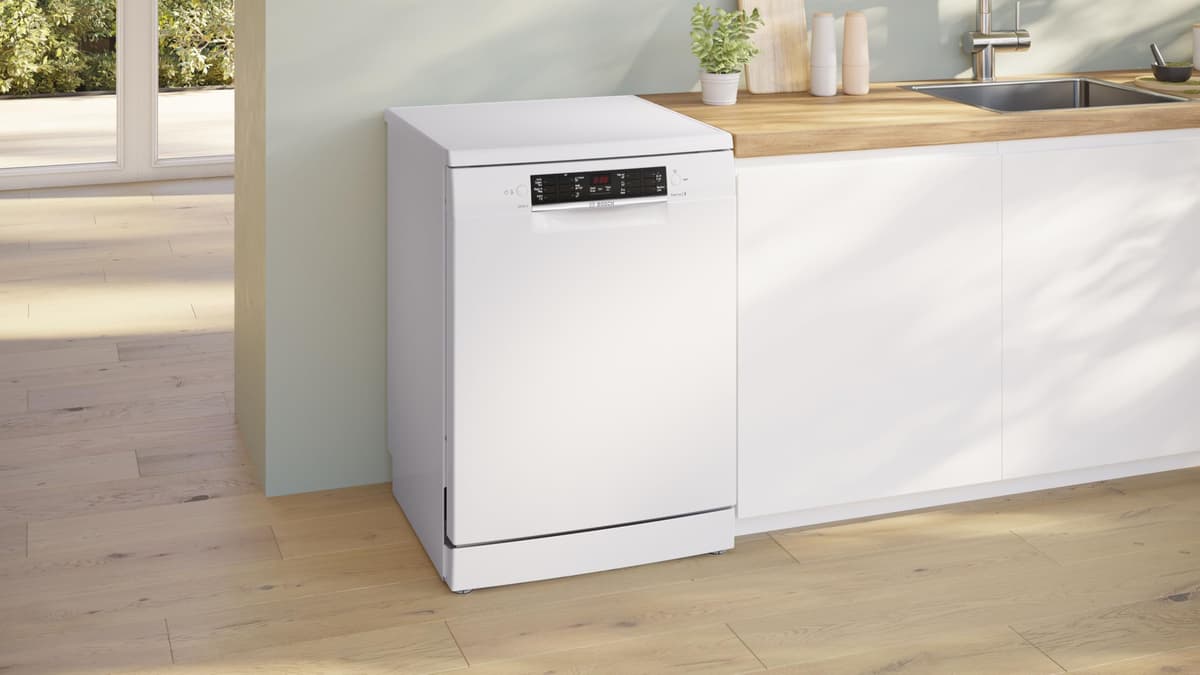 Bosch SMS26AW08G Series 2, Free-standing dishwasher 60 cm White — view 2
