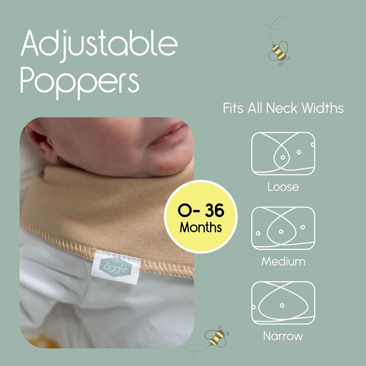Bandana Dribble Bibs - Cotton Front Baby Bibs Newborn to 24 Months - Newborn Baby Gifts - Bibs For Comfortable Kids — view 4