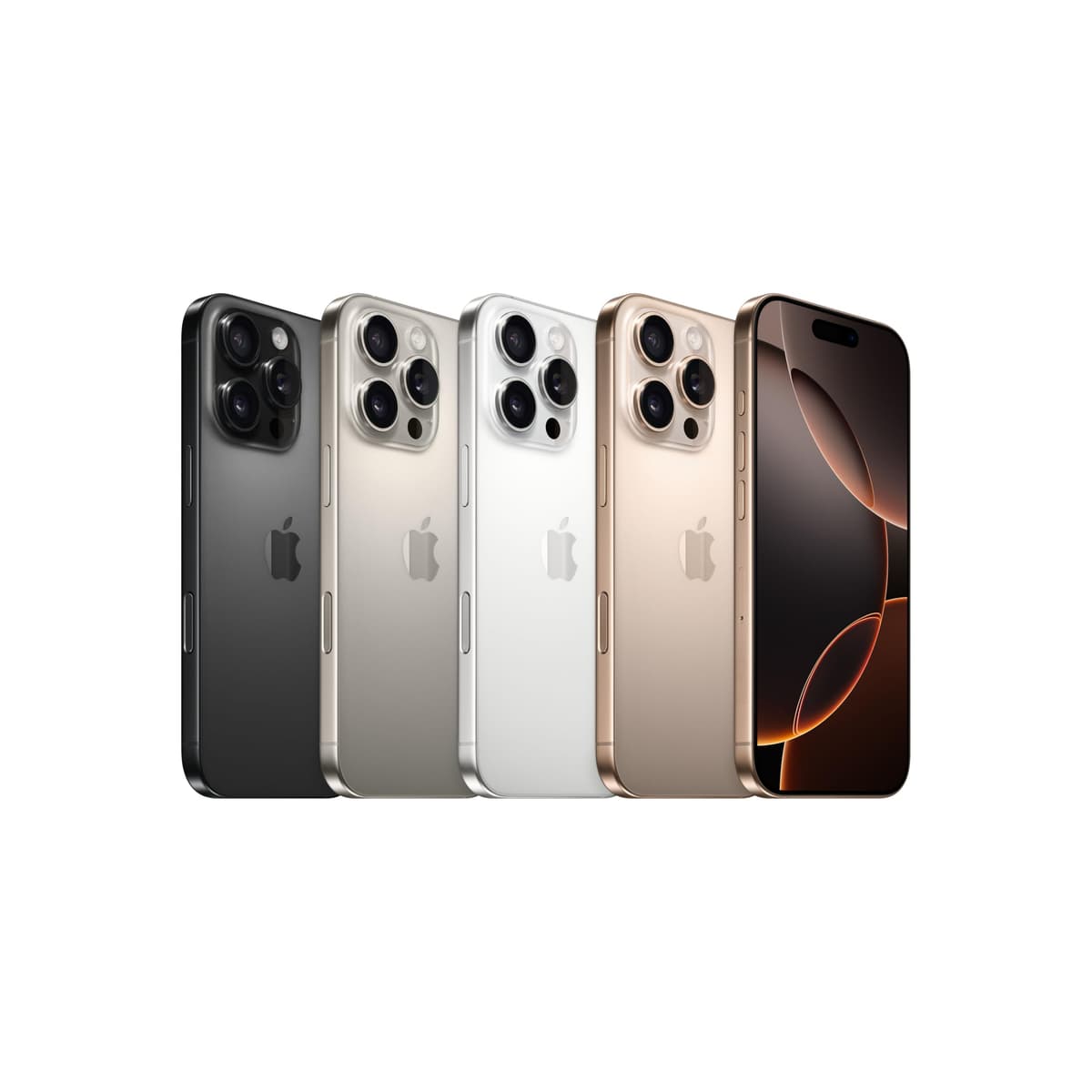 Apple iPhone 16 Pro de 128 GB: Smartphone 5G con Control de Cámara, grabación en 4K a 120 f/s con Dolby Vision y un Gran Salto en autonomía. Compatible con los AirPods; Titanio Color Desierto — view 4