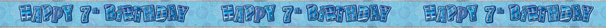 Unique Party 92068 - 9ft Foil Glitz Pink Happy 80th Birthday Banner — view 236