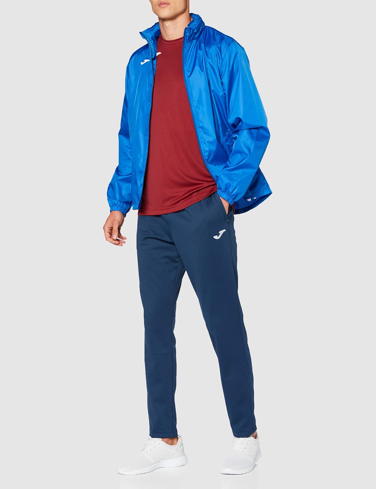 Joma - Pantalón Largo Deportivo Hombre , 6XS - 3XL - Bajo con Cremallera, Bolsillos y Cintura Elástica con Cordón - Elba — view 2