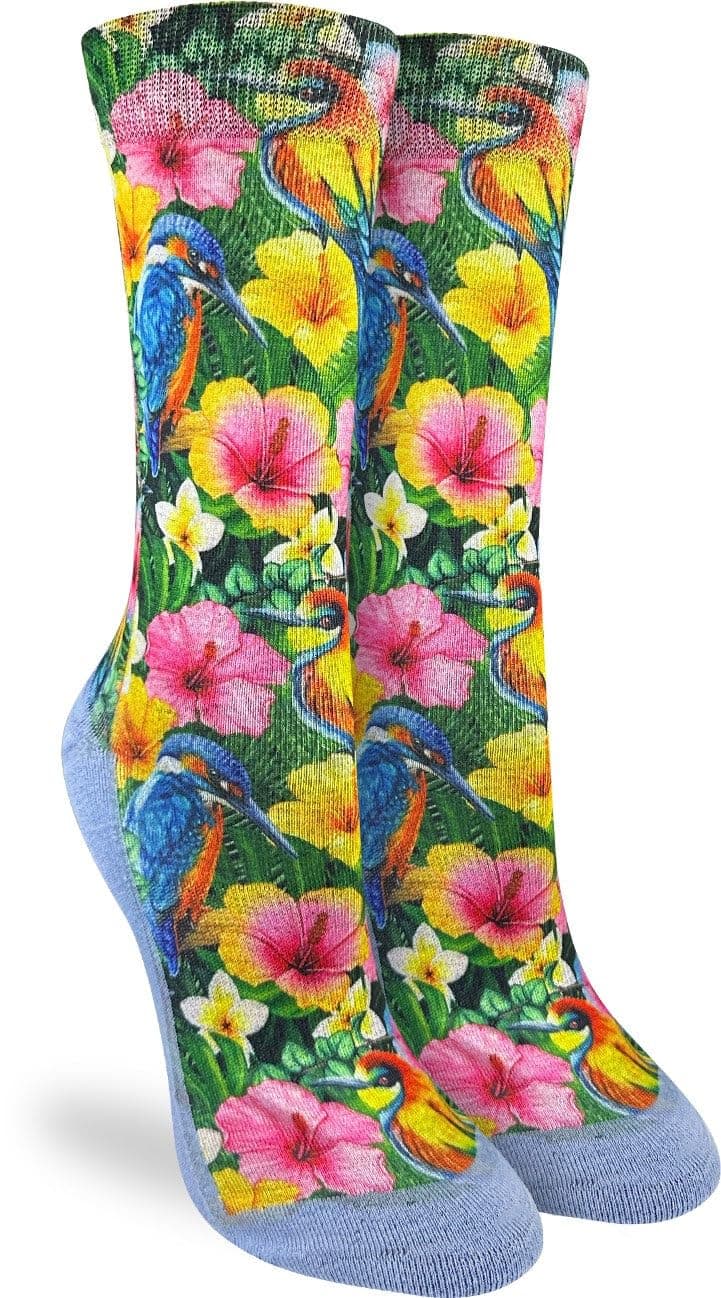 Good Luck Sock Women's Floral Dinosaurs Socks, Shoe Size 5-9 — view 160