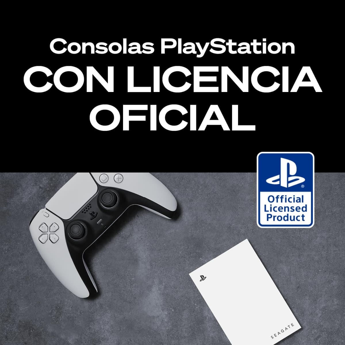 Seagate Game Drive PS4/PS5 5TB, disco duro externo portátil, 2,5", USB 3.0, blanco, LED azul, Plug and Play (STLV5000202) — view 3