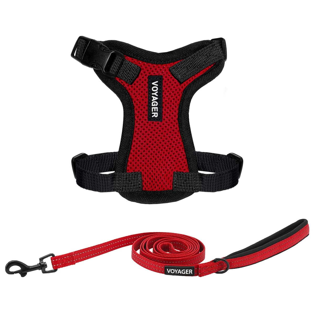 Best Pet Supplies Voyager Step-in Lock Pet Harness – All Weather Mesh, Adjustable Step in Harness for Cats and Dogs Turquoise (Matching Trim), XL (Chest: 22-36") — view 117
