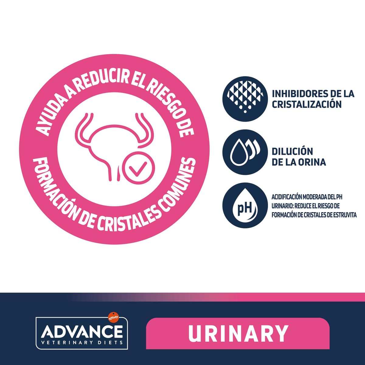 Advance Veterinary Diets Urinary, Pienso para Gatos para la Protección de las vías urinarias, 3kg — view 3