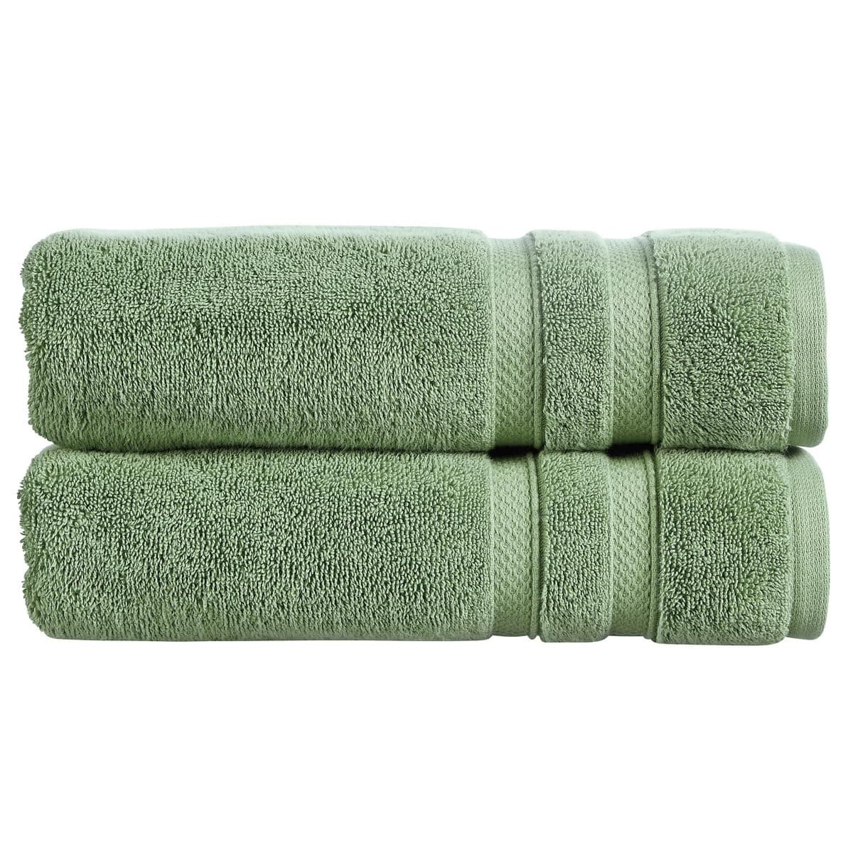 Christy Chroma Bath Towels | Set of 2 | Highly Absorbent Heavyweight 675GSM | Bold and Bright | Soft Velvety Smooth Bathroom Shower Towels | 100% Cotton | Sustainably Made | Ash Grey — view 60