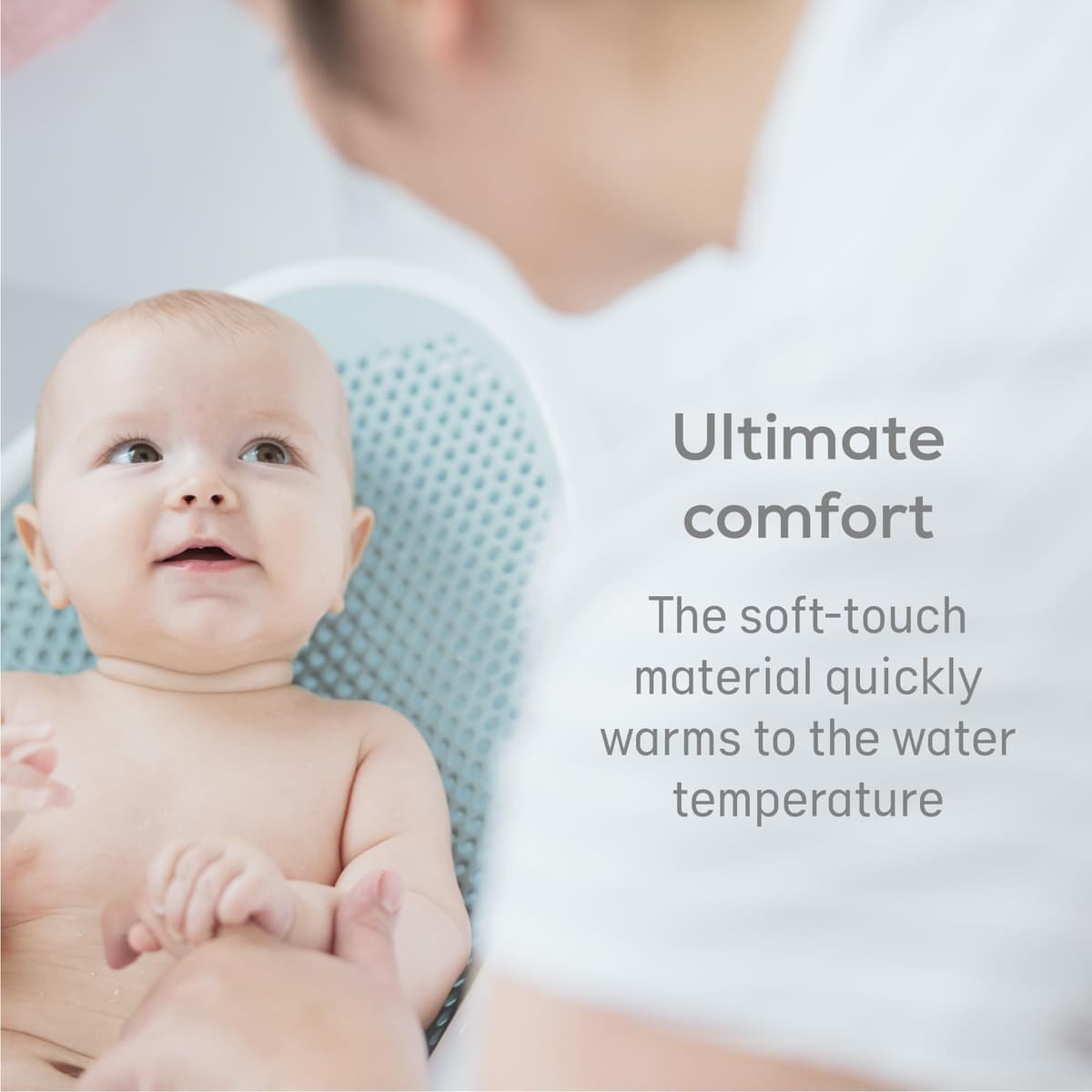Angelcare - Baby Bath Support - Soft Touch Support - Water Level Indicator - Ideal for Babies Less Than 6 Months Old - Aqua — view 5