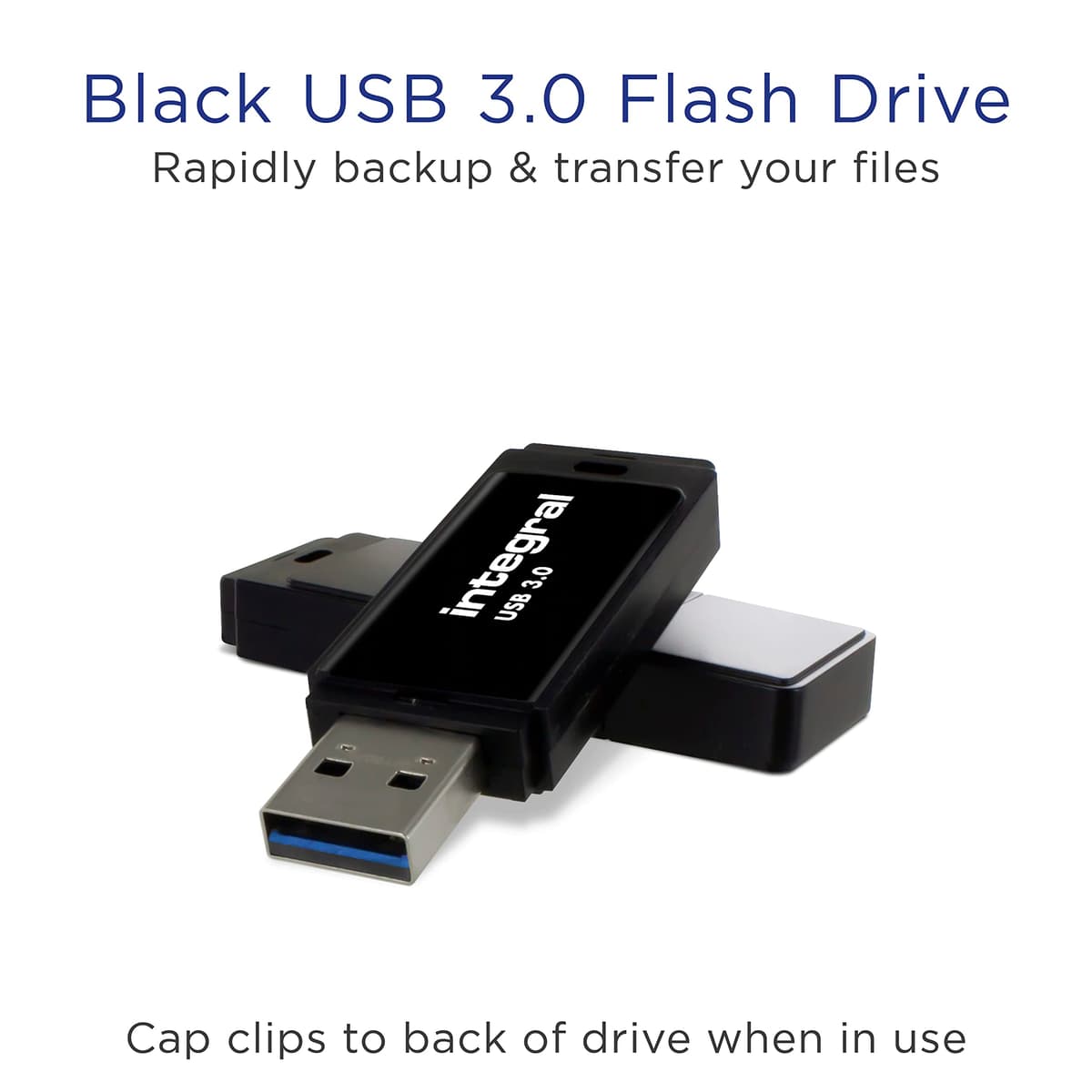 Integral 256GB Black USB 3.0 Gen 1 Super Speed Fast Memory Flash Drive — view 2