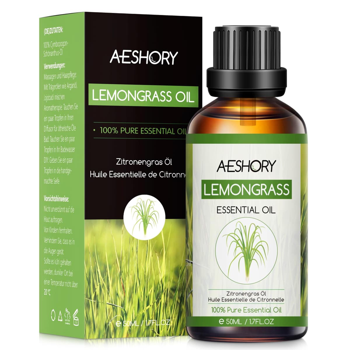 AESHORY Aceite Esencial de Rosa 50ML, Natural Aceite de Aromaterapia de Rosa, Aceites de Fragancia Premium para Humidificador, Masaje, Baño, Cuidado la Piel, Relajación y Calma — view 34