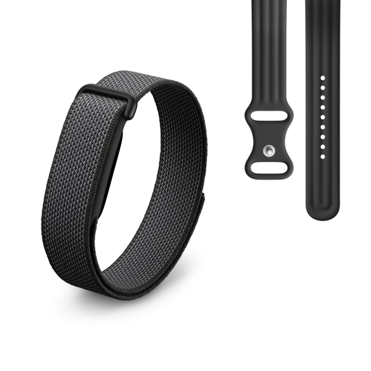 Google Fitbit Air - Screenless Activity Tracker with Fitness, Heart Rate, and Sleep Tracking - Works with iOS and Android - Obsidian + Fitbit Air Active Band - Obsidian, Large
