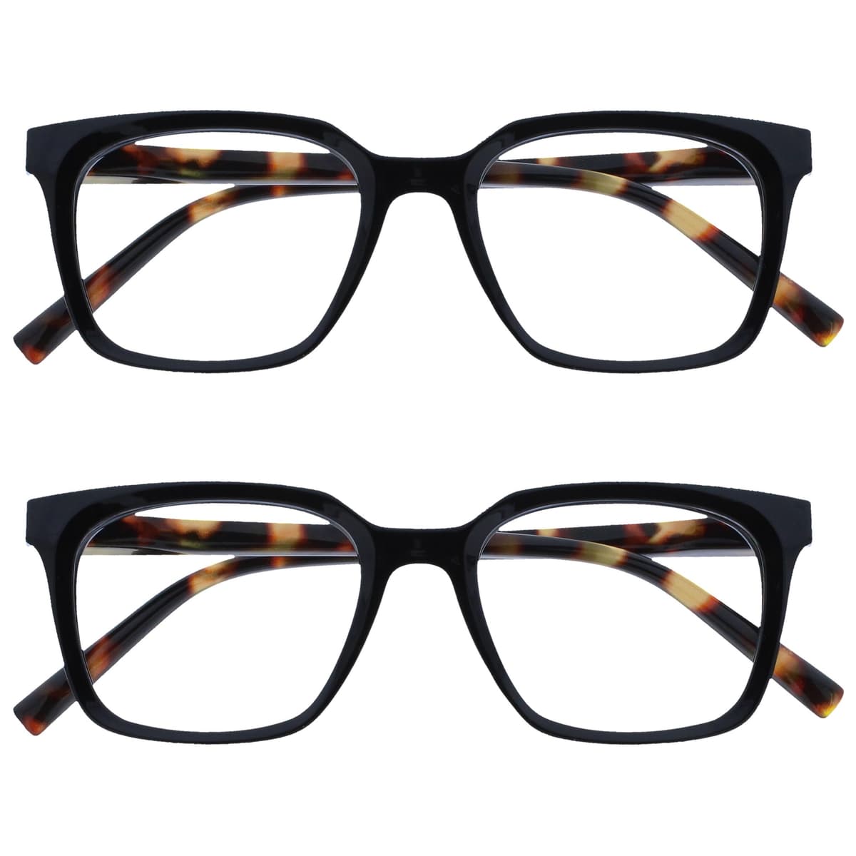 OPULIZE KOI Reading Glasses - Elegant Wide Rectangular Frame - Optimum Vision - Men Women - Spring Hinges, 1 Pack - Aqua — view 26