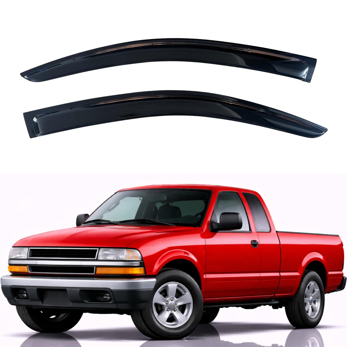 KPY Rain Guards Fit for 2006-2013 Lexus IS250 IS350, Out-Channel Window Visors Vent Wind Deflectors 4PC, Car Accessories for 06-13 Lexus is Series — view 296