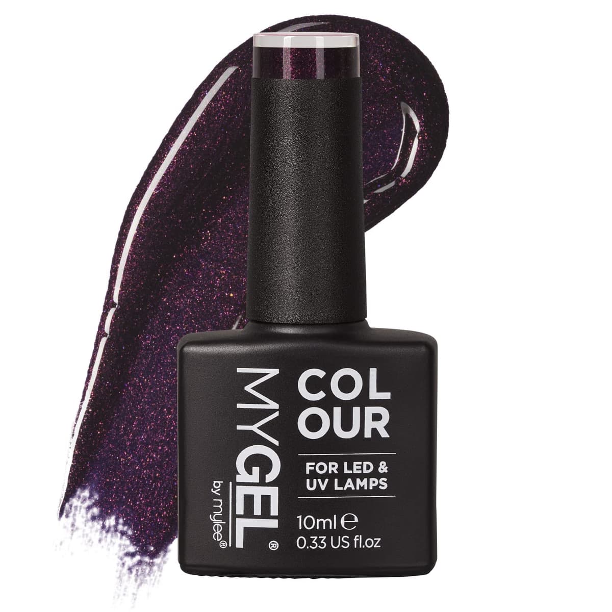 MYLEE Esmalte de Uñas en Gel Semipermanente 10 ml [Deep Purple] UV/LED Nail Art Manicure Pedicure para Uso Profesional y Doméstico - Larga Duración y Fácil de Aplicar