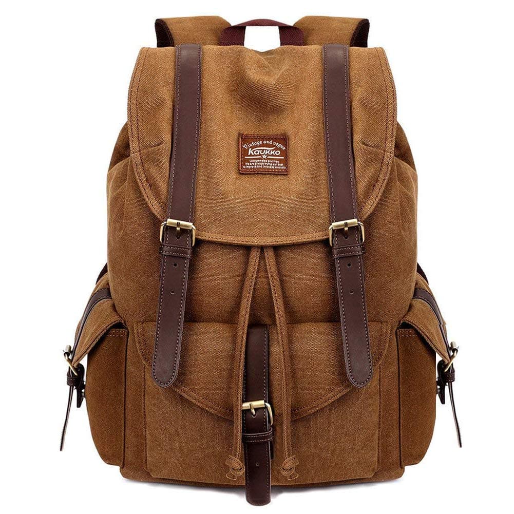 KAUKKO Mochila hermosa y bien pensada con compartimento para portátil de 15" para colegio, universidad, 22 l, Negro Jnl-ks24-03, talla única, Mochilas daypack — view 33
