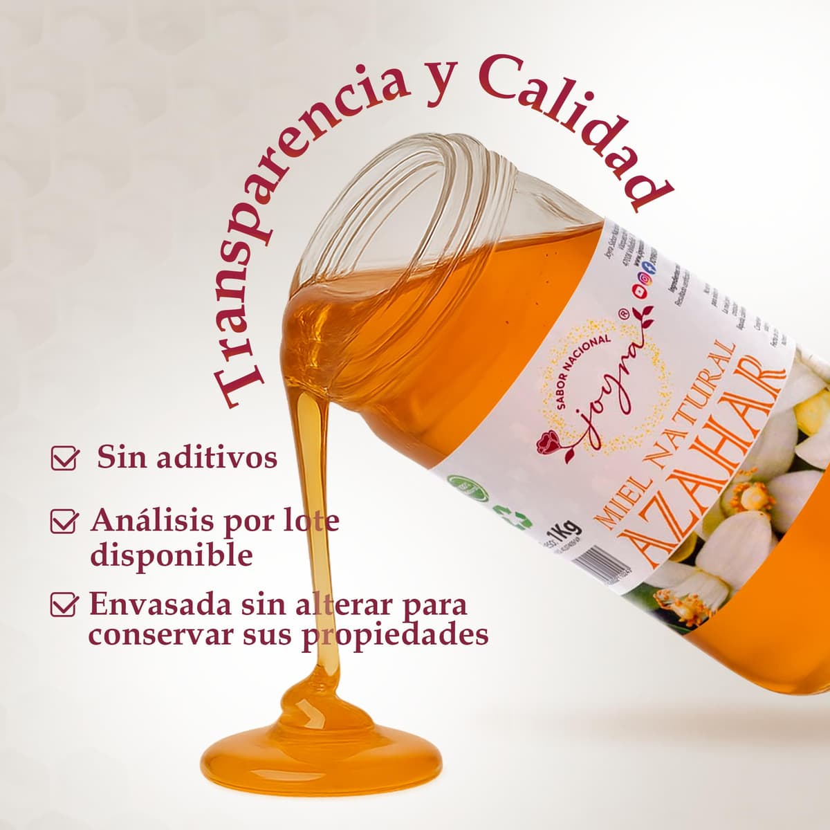 Miel Cruda, 100% MIel Pura de Abeja. Natural y Artesanal. 27 Variedades de sabores, APICULTURA ESPAÑOLA. Sin Pasteurizar, conservan Polen, Enzimas y Antioxidantes. (1 KG, Miel de Eucalipto) — view 5