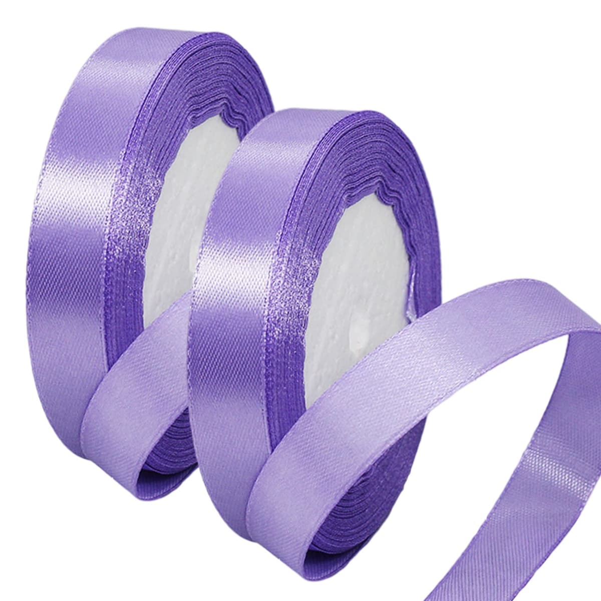 40mm Wide White Ribbon Thick Wedding Car Ribbon 22m, 1.5 inch Thick White Satin Ribbon for Gift Wrapping Wedding Car Christmas Birthday Cake Hair Bow Florist Bouquet Crafts Decorations — view 183