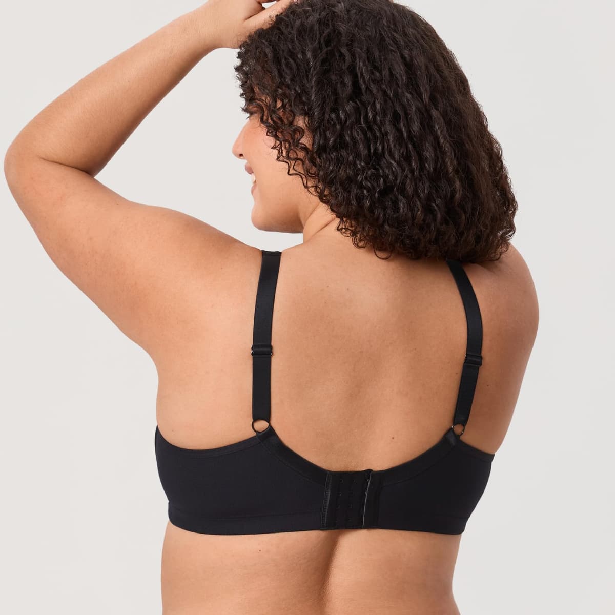 Delimira Women's Non Wired Bras Full Coverage Cotton Comfort Bra Plus Size Non Padded Soft Bras — view 2