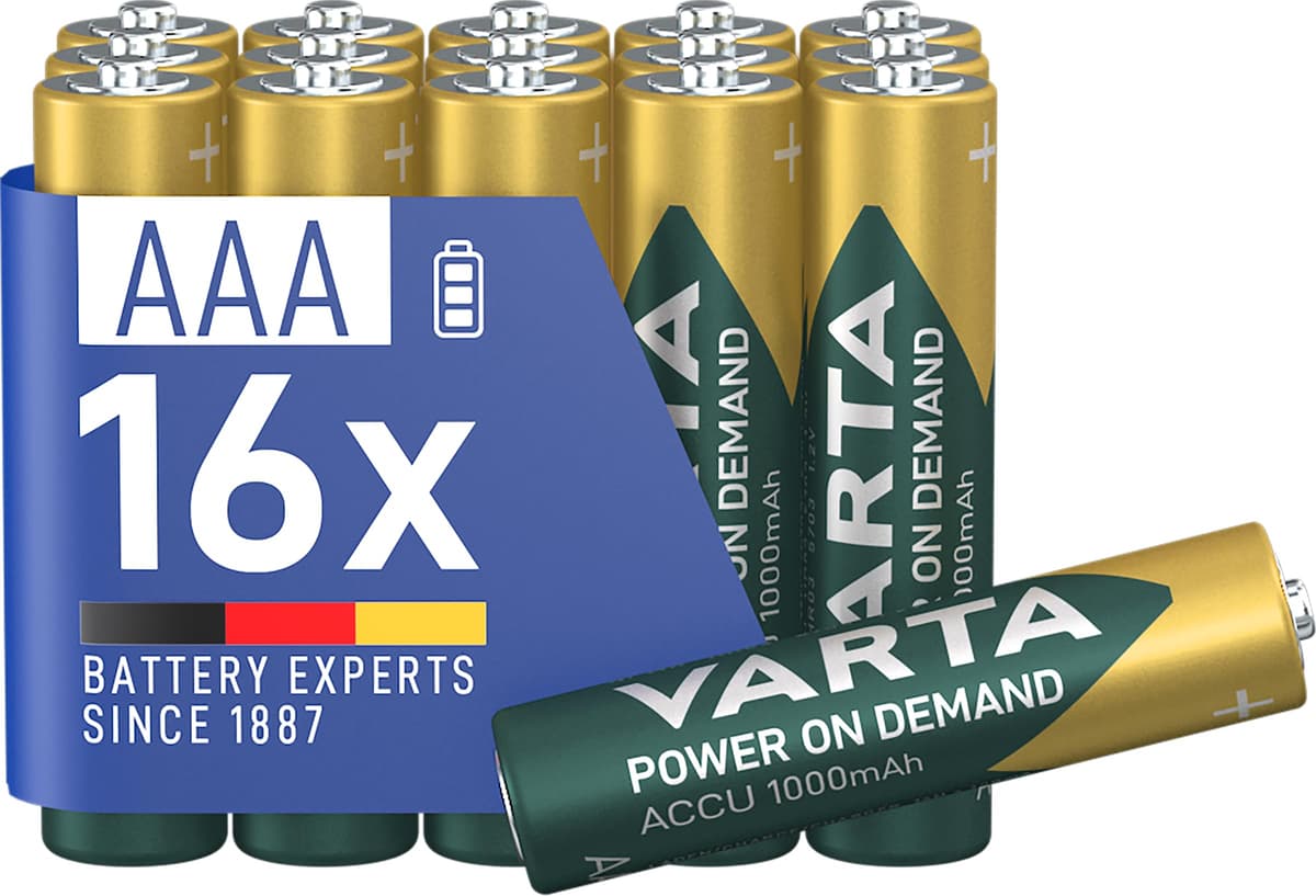 VARTA Power on Demand AA Mignon Batteries (40-pack, economy pack in environmentally-friendly packaging - smart, flexible and powerful - e.g. for computer accessories, Smart Home devices or torches) — view 11