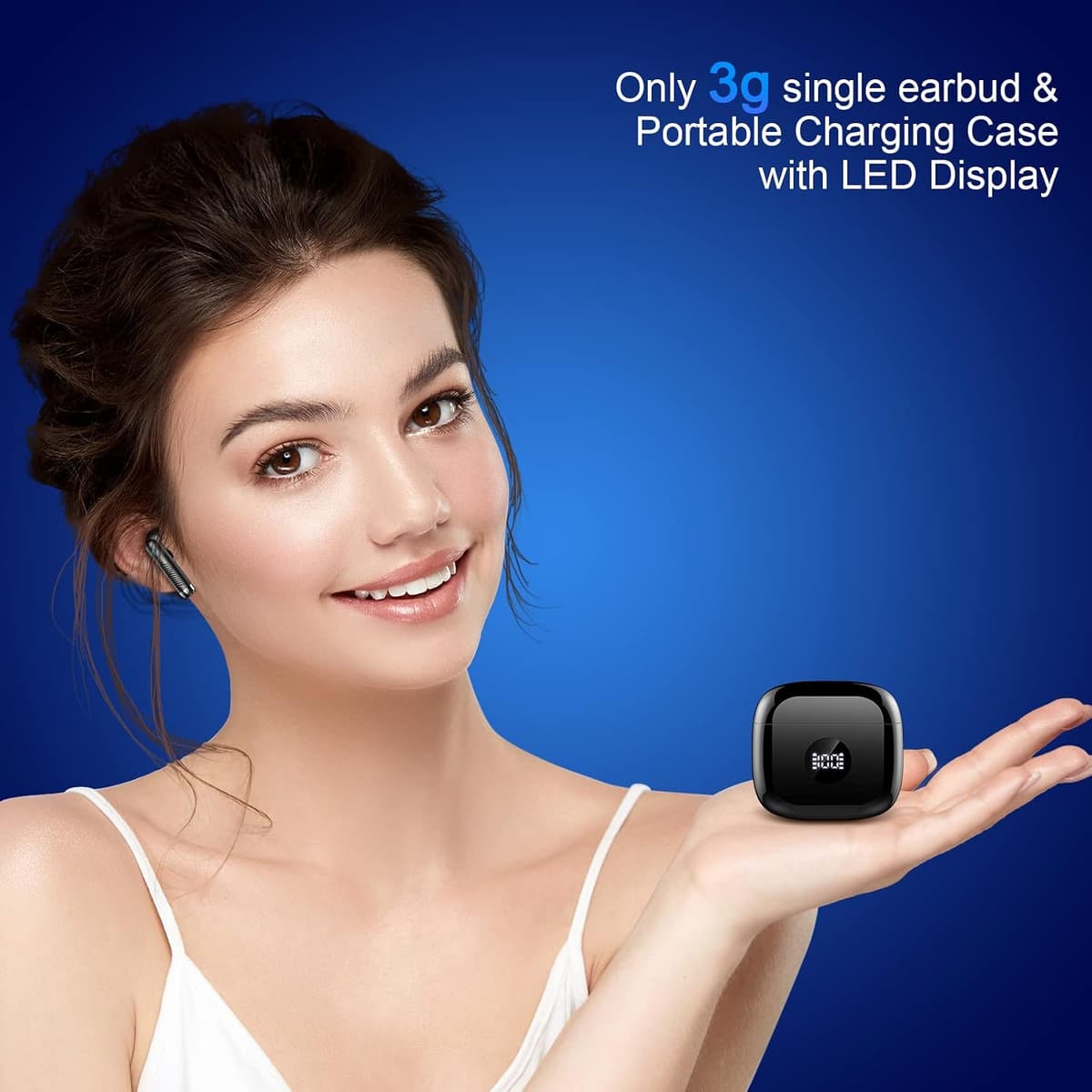 Wireless Earbuds, Bluetooth 5.4 Headphones in Ear with 4 ENC Noise Cancelling Mic, Bluetooth Earbuds 40H Playtime, Ear Buds HiFi Stereo Deep Bass Wireless Earphones, IP7 Waterproof, USB-C Fast Charge — view 5