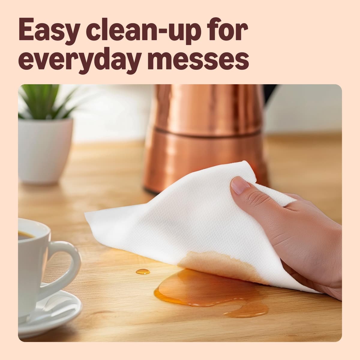 Our Essentials by Amazon Kitchen Towel Jumbo Roll 1 Pack, 2-Ply, 240 Sheets — view 3