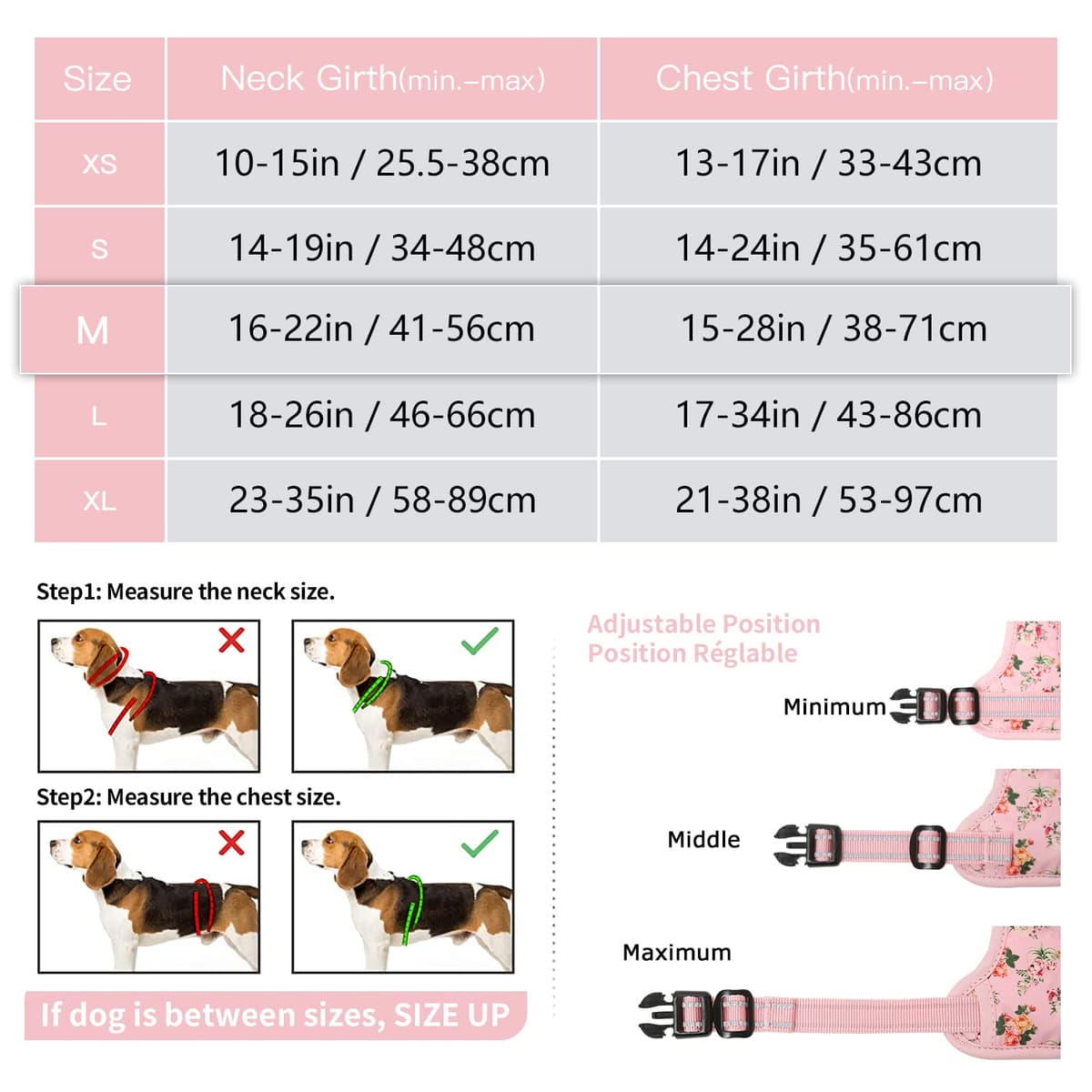 HEELE Dog Harness Medium No Pull Dog Vest Harness with Soft Handle Reflective Pet Harness for Outdoor Training Walking, Black, M — view 83