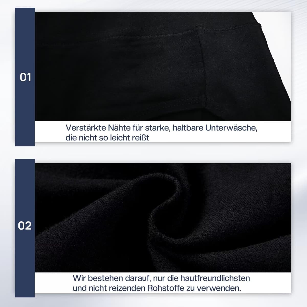 Underwear Women High Waisted Knickers for Women 5 Pack Ladies Full Briefs Soft Cotton Pants No Itchy Labels — view 4