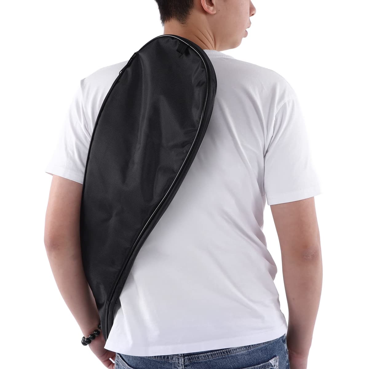 Bolsa para Raqueta de Squash, Funda de Transporte Acolchada Ligera con Algodón a Prueba de Golpes para Jugadores Unisex, Correa de Hombro Ajustable de 28" — view 3