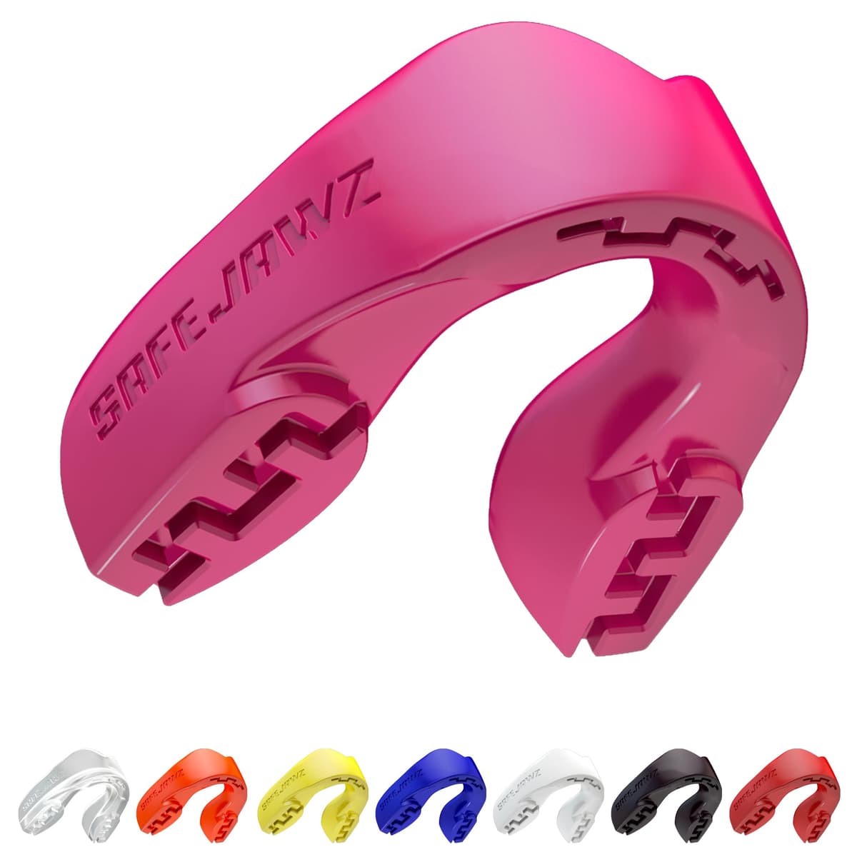 SAFEJAWZ Protector bucal Adultos y niños para Todos los Deportes de Contacto, incluidos Rugby, MMA, Artes Marciales de Kickboxing, Judo, Hockey y Boxeo — view 12