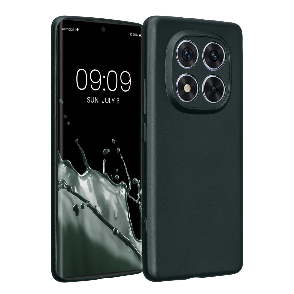 kwmobile Carcasa Compatible con Xiaomi Redmi Note 14 Pro 5G / Poco X7 Funda - Funda Ultrafina de TPU con Bordes elevados - Lavanda Metalizado — view 59