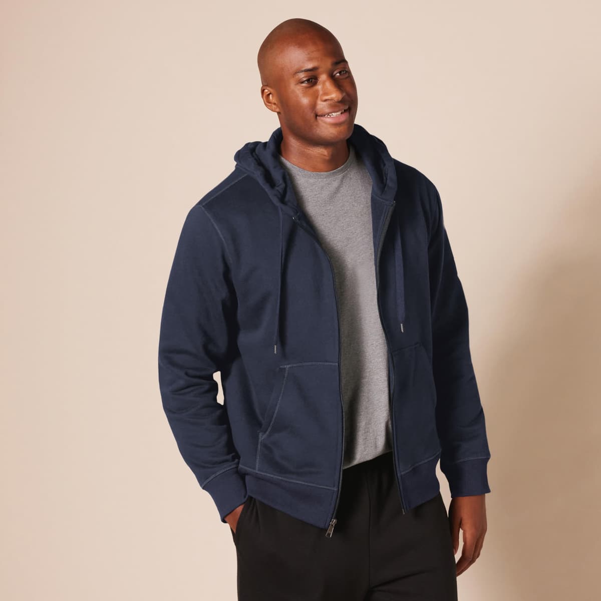Amazon Essentials Chaqueta de Felpa con Cremallera Completa (Disponible en Tallas Grandes y Largos Especiales) Hombre — view 5