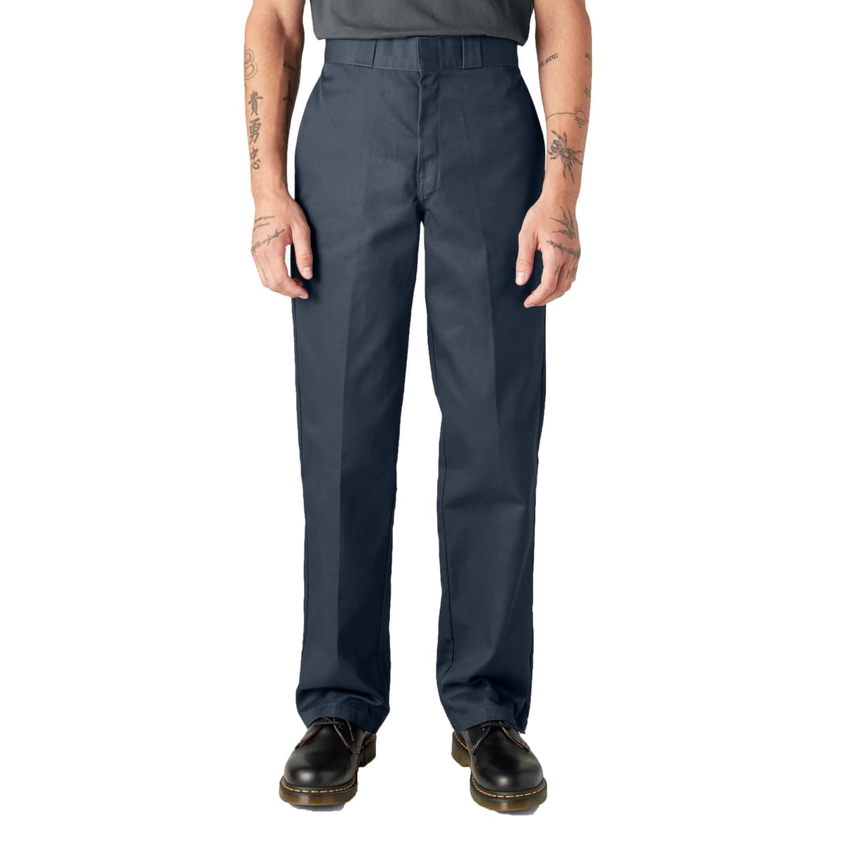 Dickies Men's 874 Original Work Pant Workwear Trousers, Navy Blue, 30W / 34L