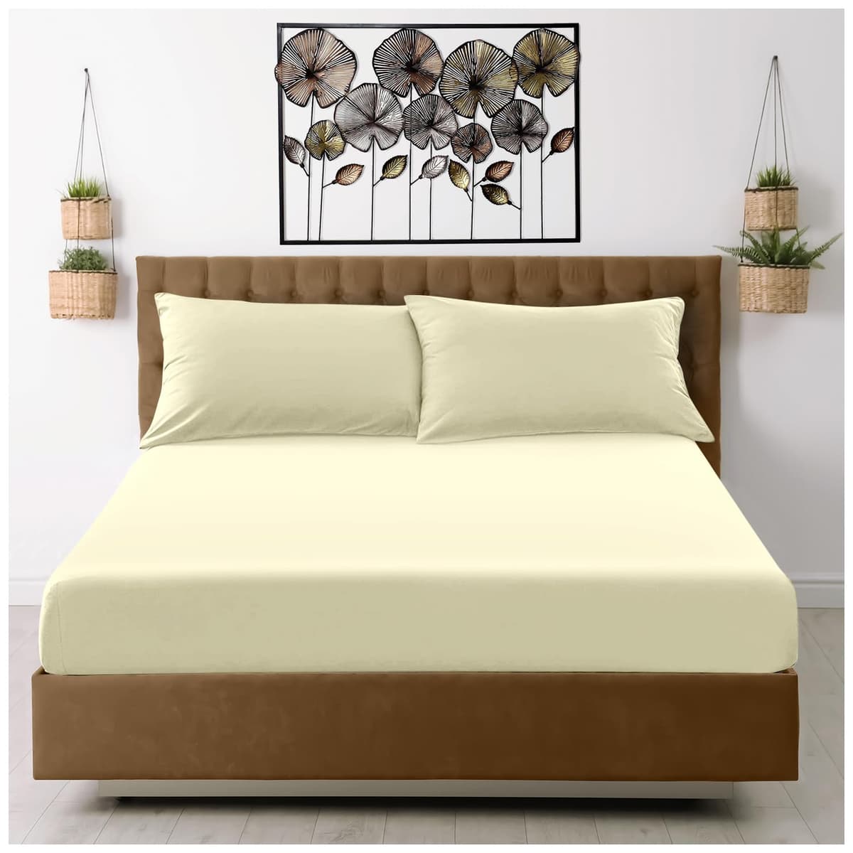 GC GAVENO CAVAILIA Fitted Sheet Single Bed (91 x 190cm) - Grey Bedding Sheets - Plain Dyed Microfiber Bed Sheets Single - (10 inch) 25cm Deep Pocket Bottom Sheet - Easycare - Wrinkle & Fade Resistant — view 10
