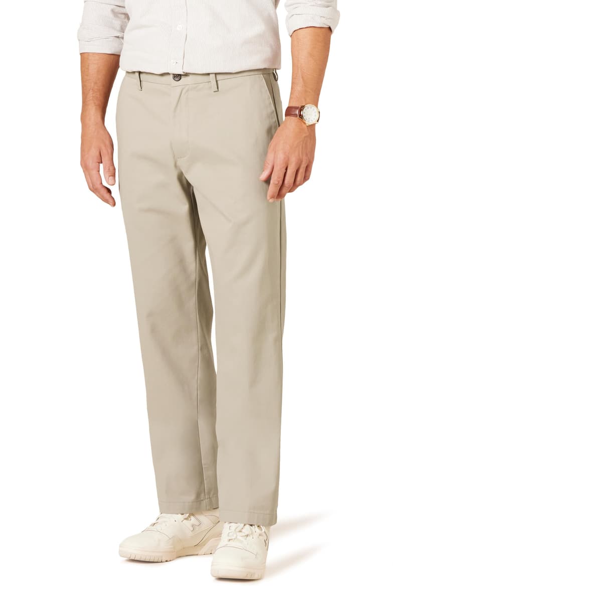 Amazon Essentials Men's Classic-Fit Wrinkle-Resistant Flat-Front Chino Trousers (Available in Big and Tall) — view 16