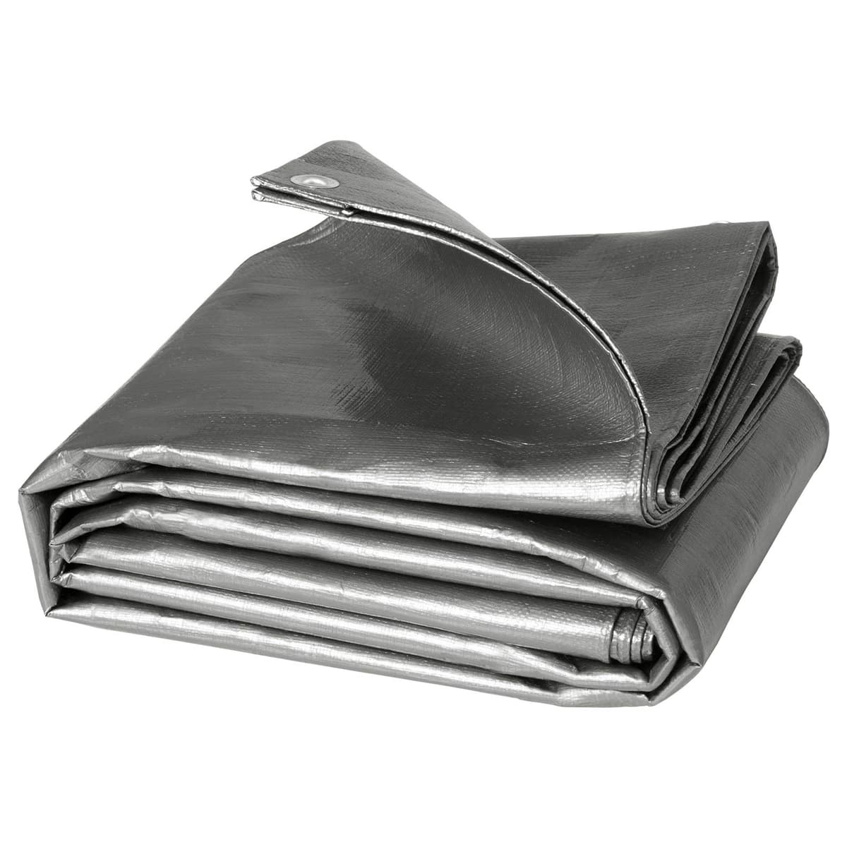 WOLTU Lona Impermeable Exterior 3x4m, 180g/m² Lona de Protección Toldo Reforzado PE con Ojales, Duradera Resistente a Los Rayos UV Desgarros, para Leña, Muebles, Jardín, Piscinia, Blanco — view 10