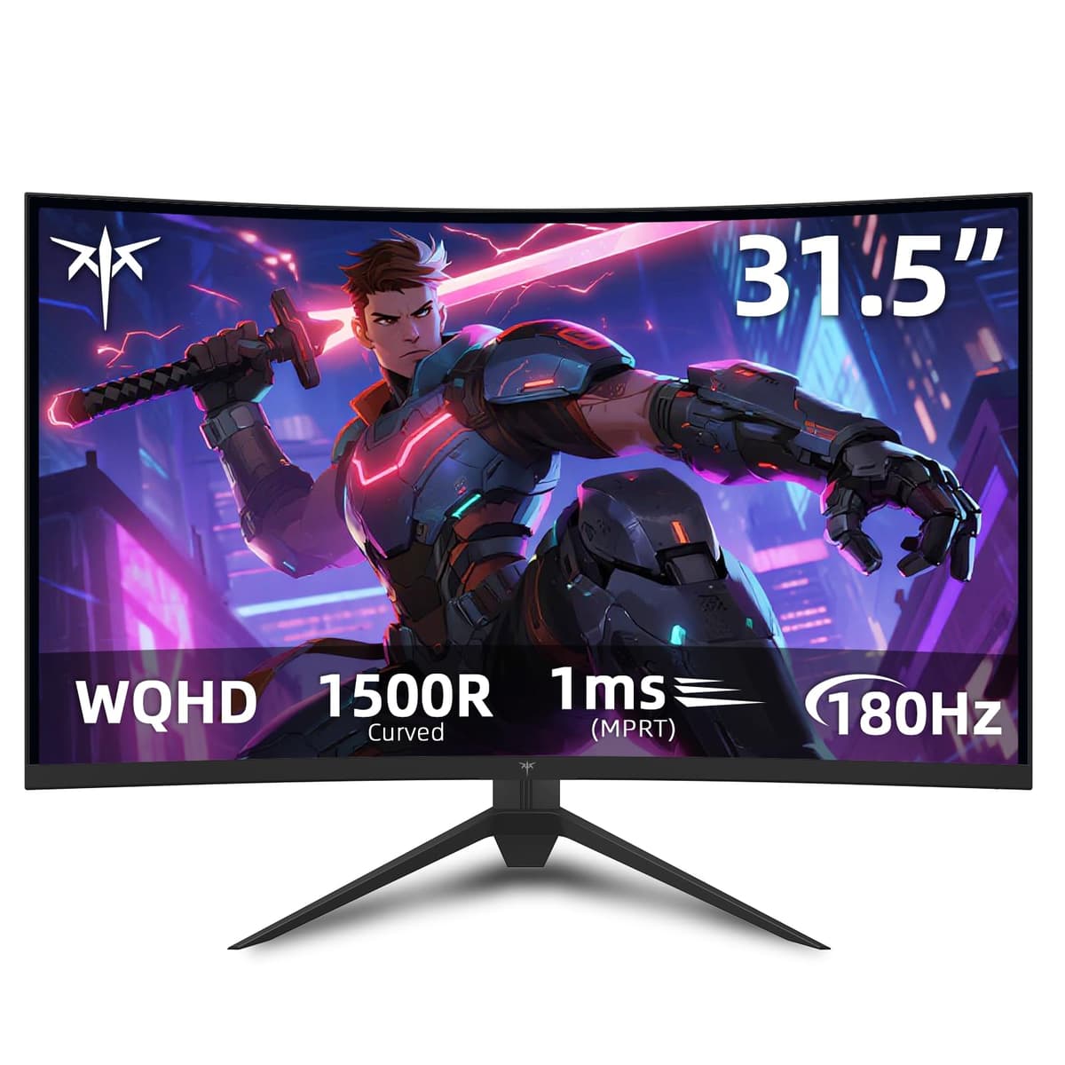 KTC 32 Inch Curved Gaming Monitor, Full HD 1080P@240Hz Monitor, VA 1500R, 1ms, Adaptive Sync, HDR10, HDMI 2.0 / DP1.4, 125% sRGB, VESA, Compatible with Desktop, Laptop, PS5, Xbox, Switch and More — view 13